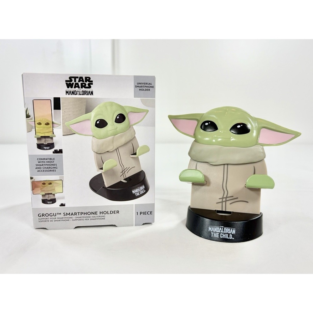 Star Wars Mandalorian Grogu The Child Smartphone Holder Phone Stand New in Box‎